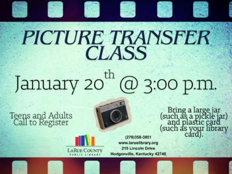 Picture Transfer Class | LaRue County Public Library